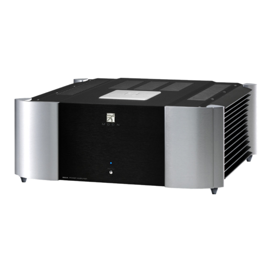 Simaudio MOON 860A v2 Owner's Manual