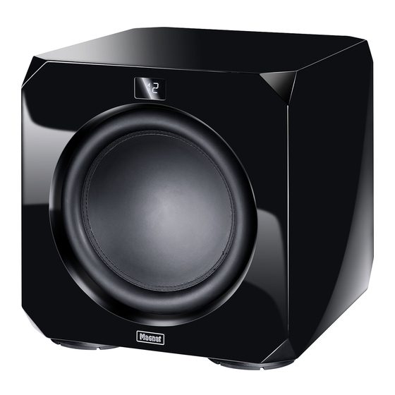 Magnat Audio OMEGA CS 12 Owner's Manual/Warranty Document