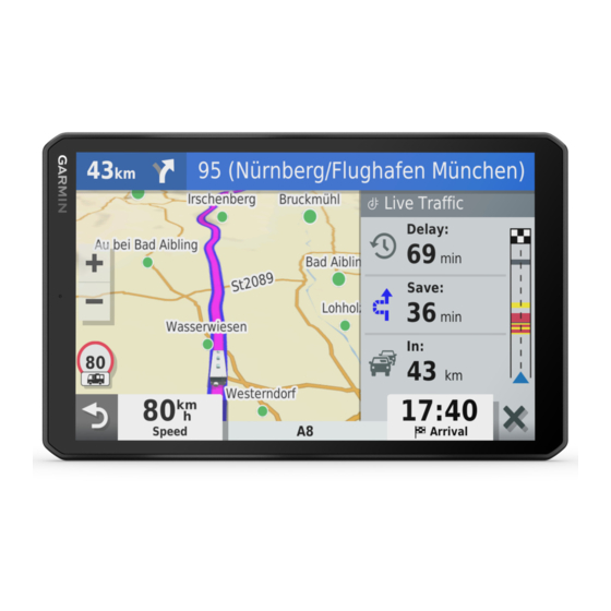 Garmin VIEO RV 852 Quick Start Manual