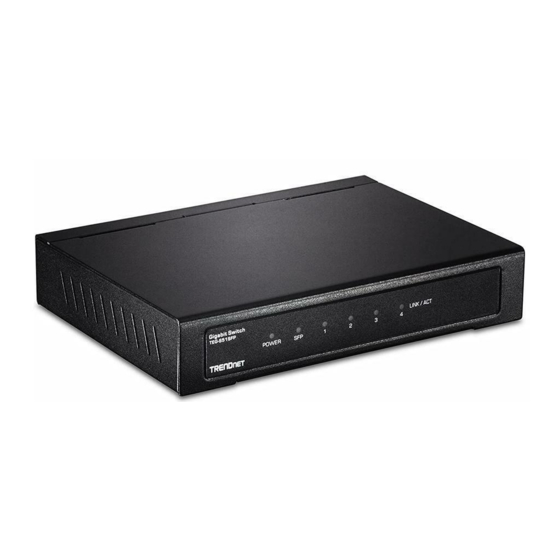 TRENDnet TEG-S51SFP Quick Installation Manual