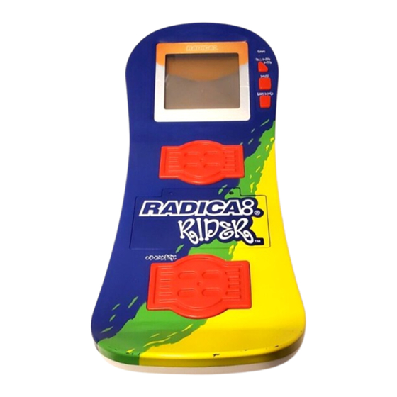 Radica Games Rider 9904 Instructions