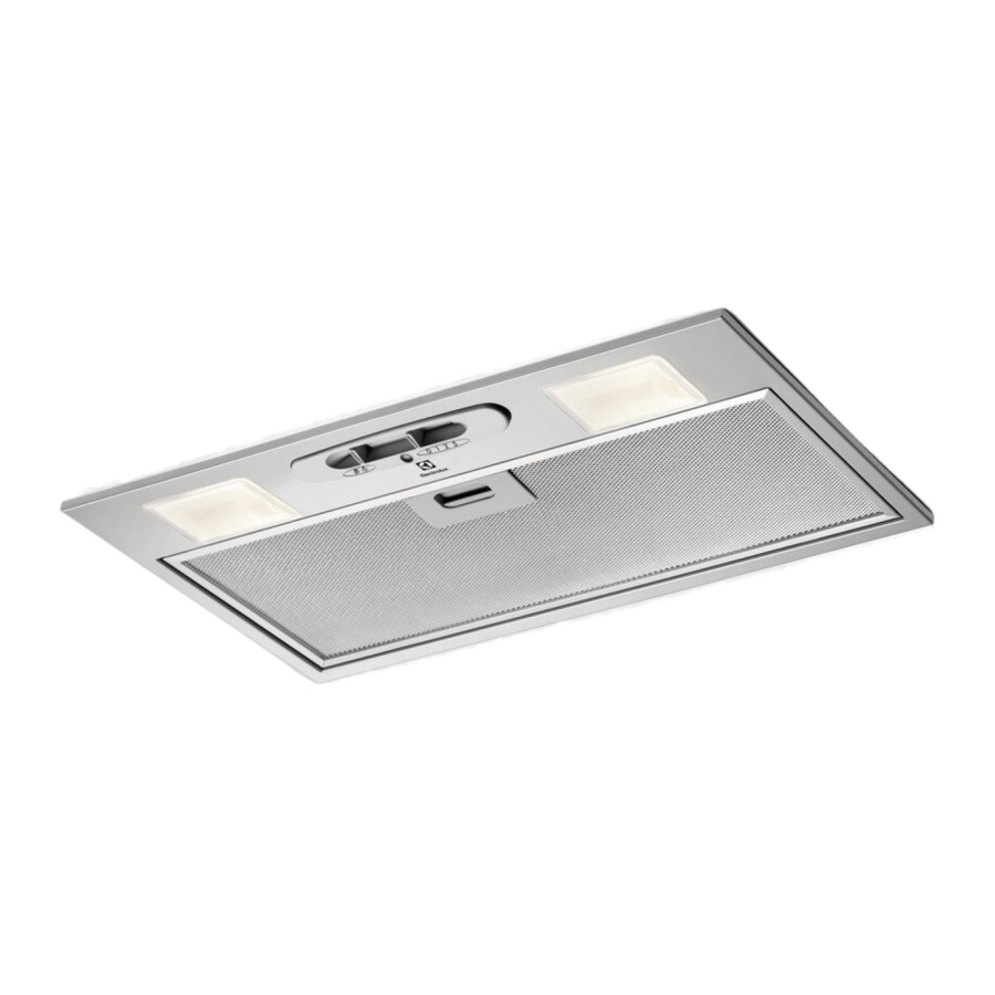 Electrolux LFG235S - Cooker Hood Manual