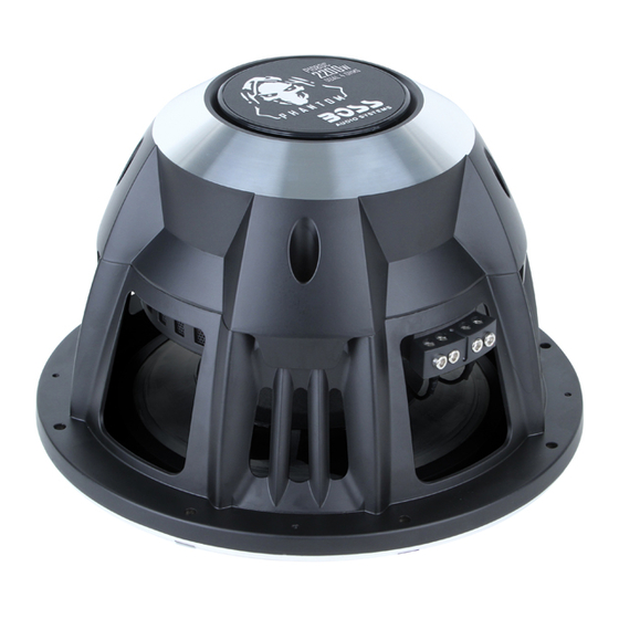 Boss Audio Systems Phantom P108DC User Manual
