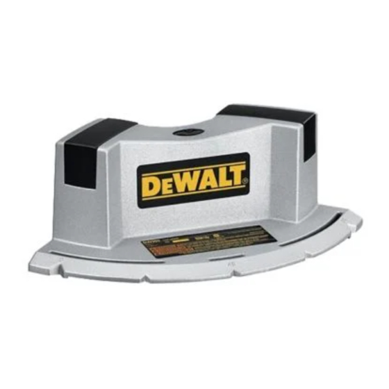 DeWalt DW060 Instruction Manual
