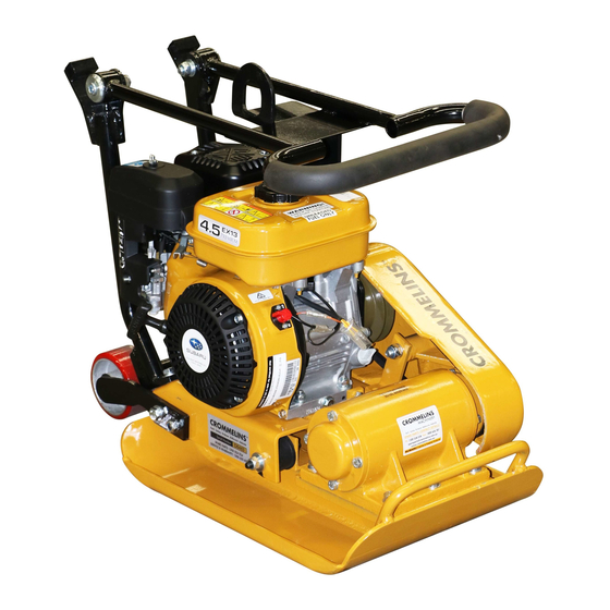 Crommelins CC60R Plate Compactor Manuals