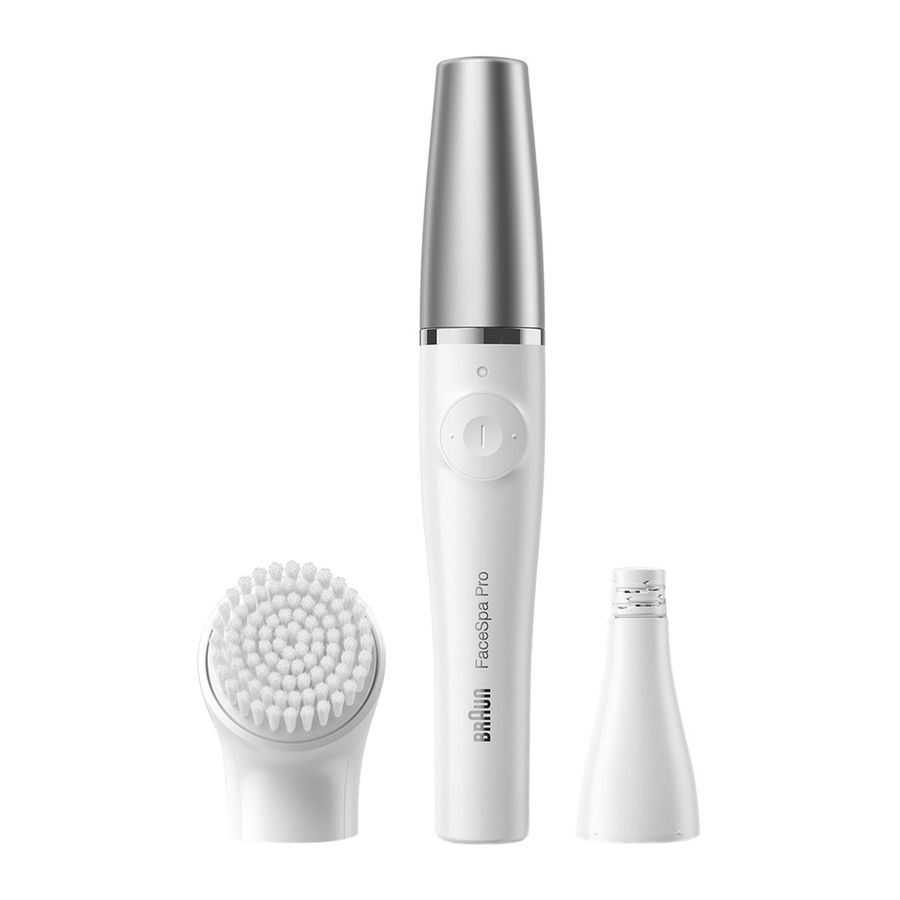 Braun FaceSpa Pro 910 Manual