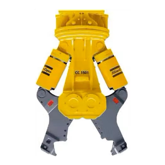 Atlas Copco CombiCutter CC 1501 Operating Instructions Manual