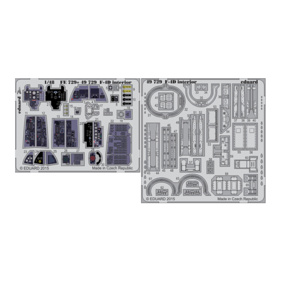 Eduard F-4D interior S.A. Manual