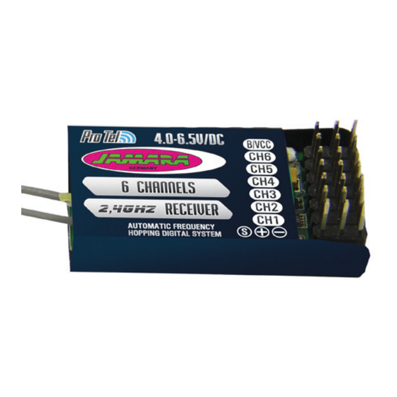 Jamara Empfanger FCX-6Pro Tel Instructions