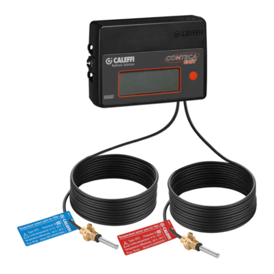CALEFFI CONTECA EASY ULTRA Manual