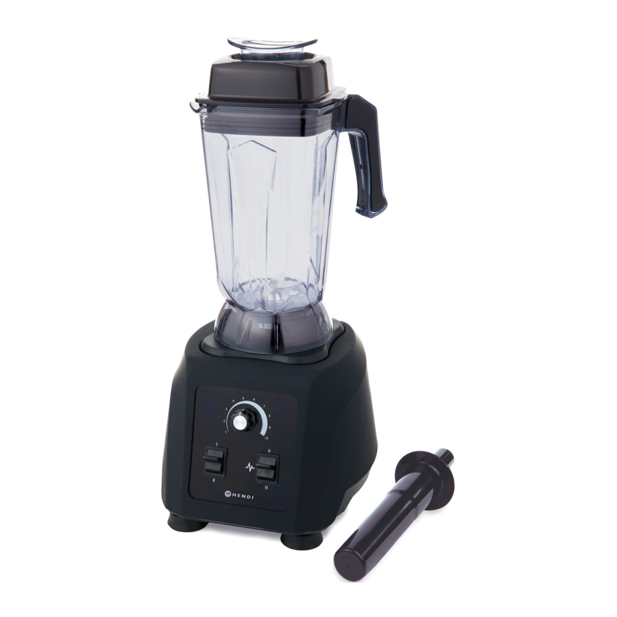 HENDI 230718, 230213 - HIGH POWER BLENDER Manual