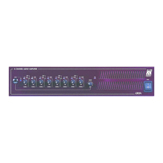 ALLEN & HEATH GR8A User Manual