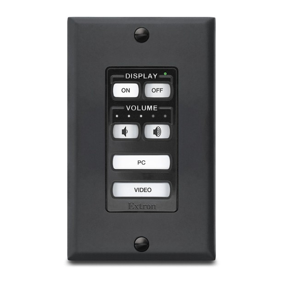Extron electronics MLC 62 RS D Setup Manual