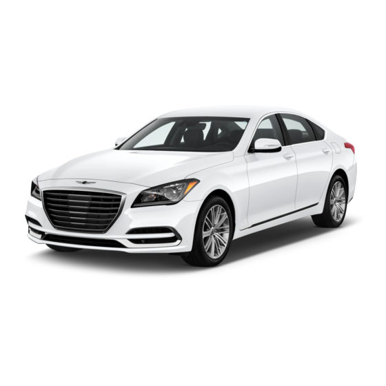 Genesis 2018 G80 Getting Started Manual