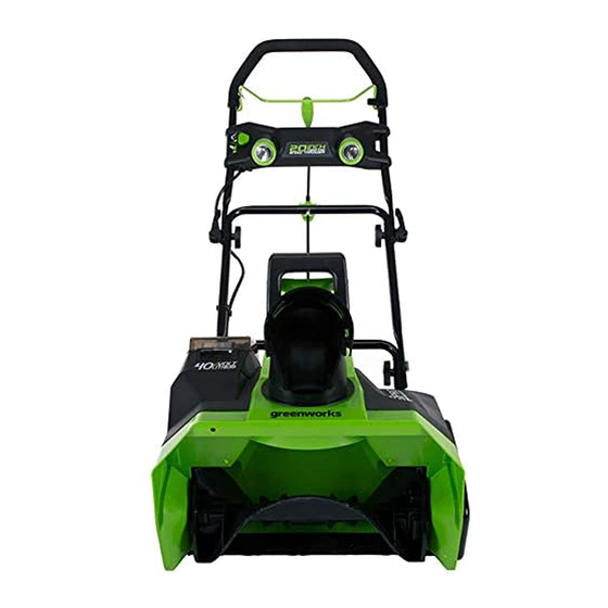 GreenWorks 2600200 Operator's Manual