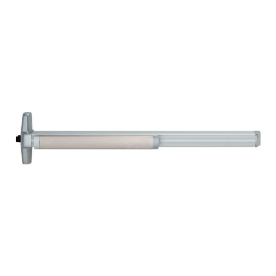 Allegion Von Duprin 33/35 Series Installation Instructions Manual