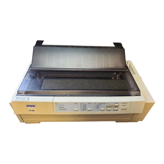 Epson FX-980 Technical Brief