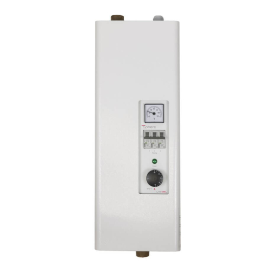 ThermoSphere Slimline Installation And Operating Instructions Manual