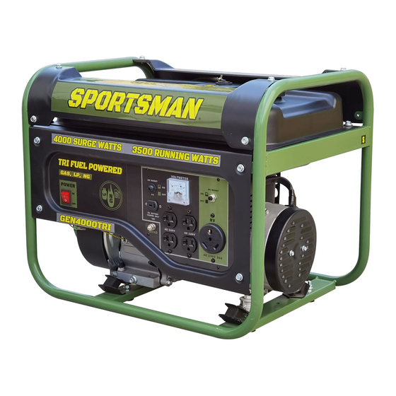 Sportsman GEN4000TRI Quick Start Manual