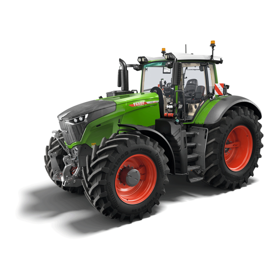 AGCO FENDT 1000 Vario Operator's Manual