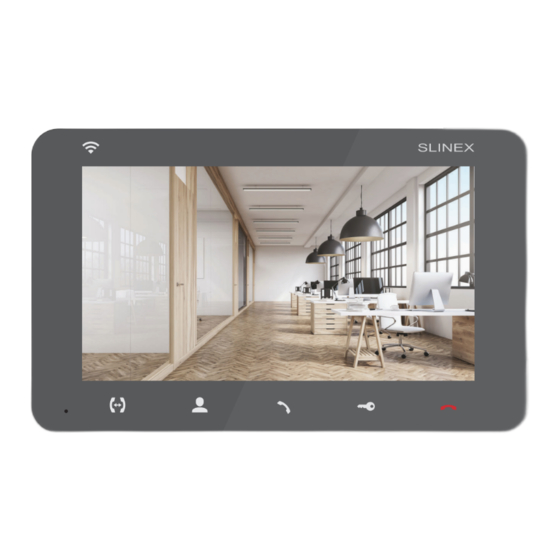 Slinex SM-07N Cloud Intercom Panels Manuals