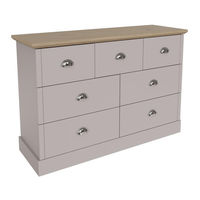 GFW KENDAL 4+3 DRAWER CHEST Assembly Instructions Manual