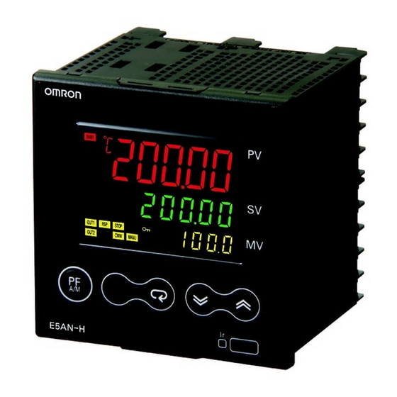 Omron E5AN-H Instruction Manual