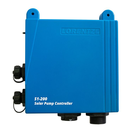 Lorentz S1-200 Manual