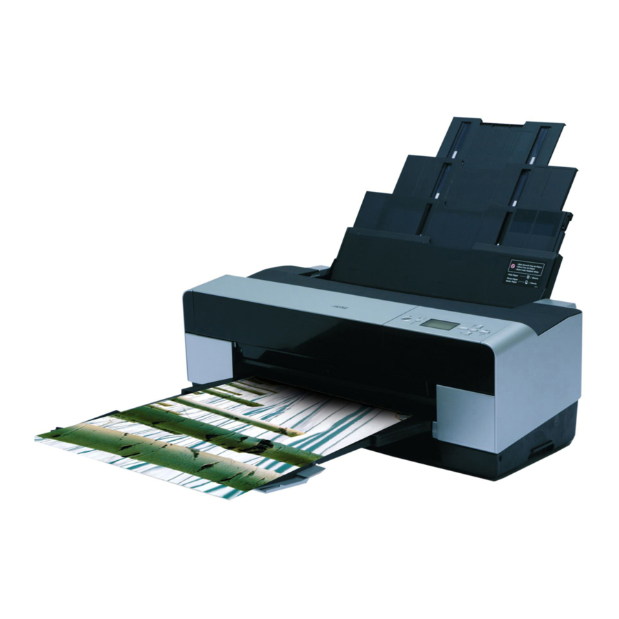 Epson Stylus 3800 Printer Manual