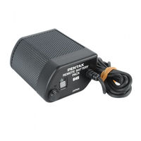 Pentax 645 Power Cord Operating Manual