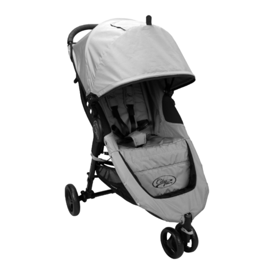 Baby Jogger city micro Assembly Instructions Manual