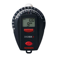 Gossen MetraWatt DIGIFLASH Operating Instructions Manual