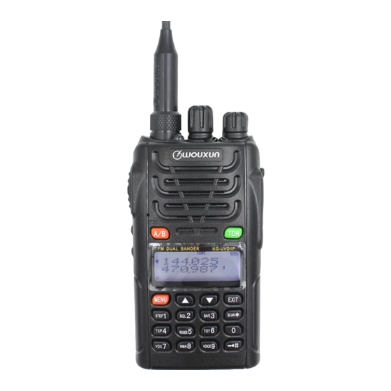 Wouxun KG-UVD1E Manuals