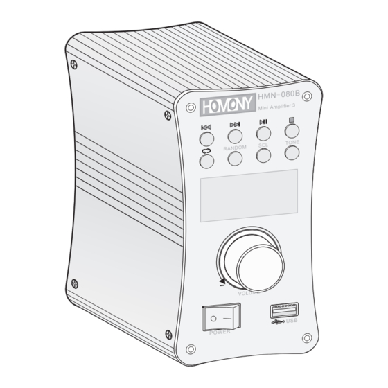 Homony HMN-080C Installation And Operating Manual