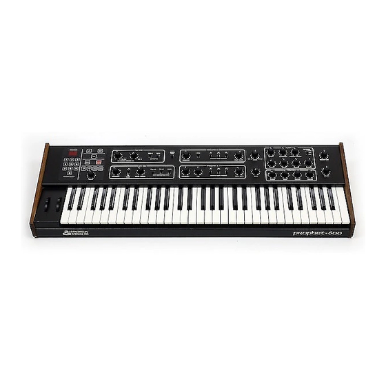 Sequential PROPHET-600 Operation Manual