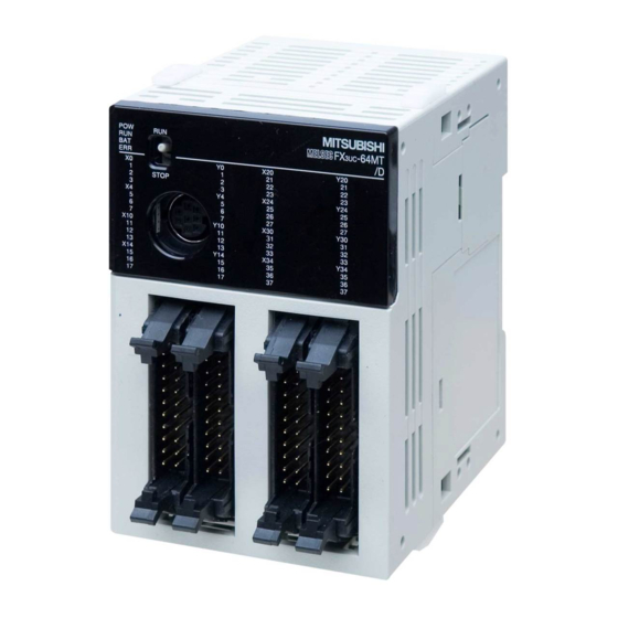 Mitsubishi FX3UC SERIES User Manual