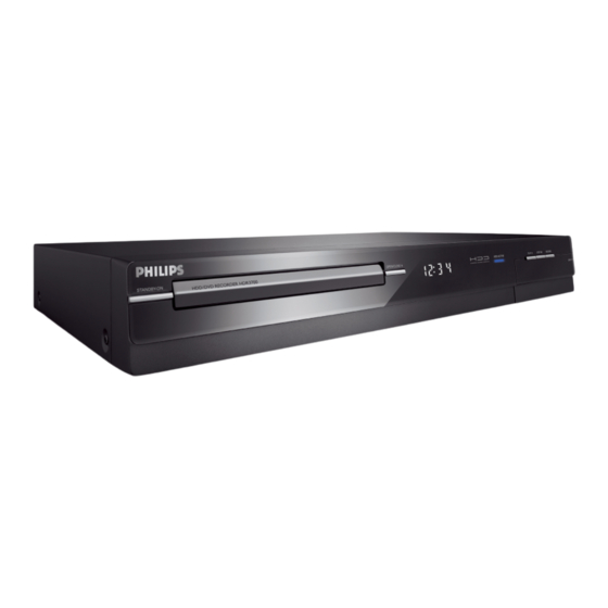 Philips HDR3700 Specifications