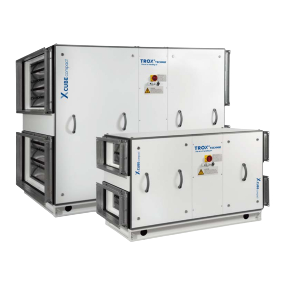 Trox Technik X-CUBE compact Transport And Installation Manual