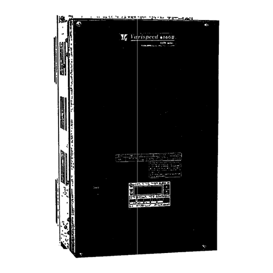 YASKAWA Varispeed-616GII Instruction Manual