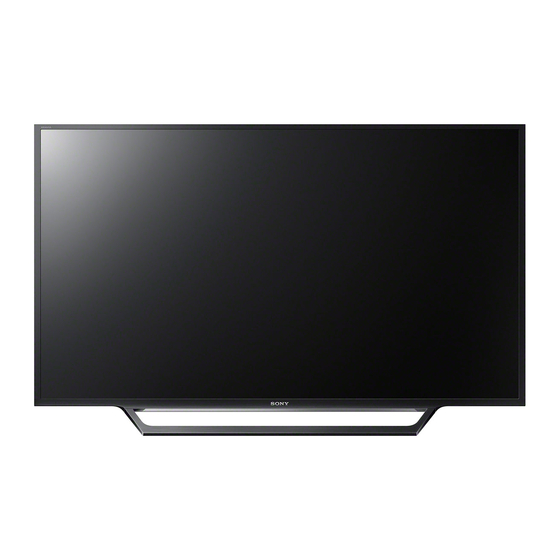 Sony KLV-40W652D Service Manual