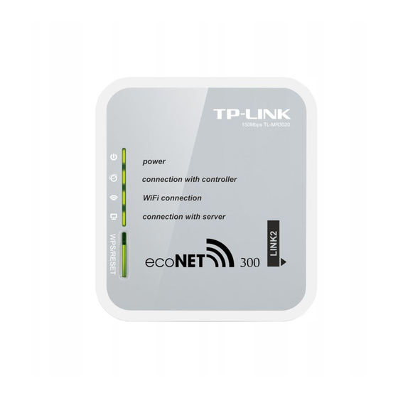 TP-Link ecoNET300 Operation And Installation Manual