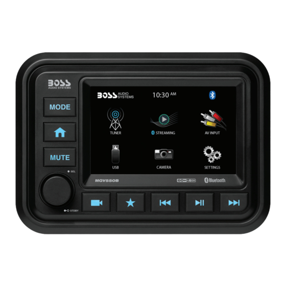 Boss Audio Systems MGV550B User Manual