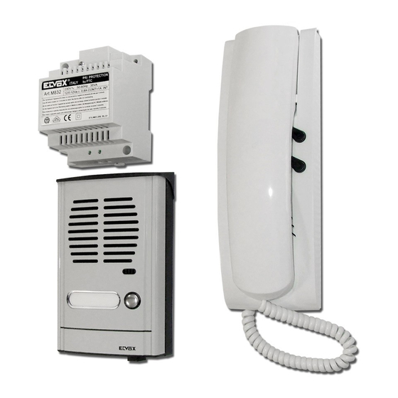 Vimar Elvox 875E Installer's Manual