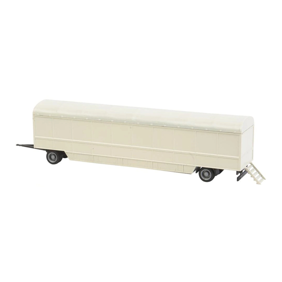 Faller SET OF FUNFAIR CARAVANS II Instructions