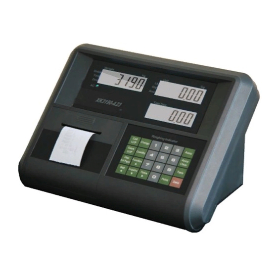 Yaohua Weighing System XK3190-A23p User Manual