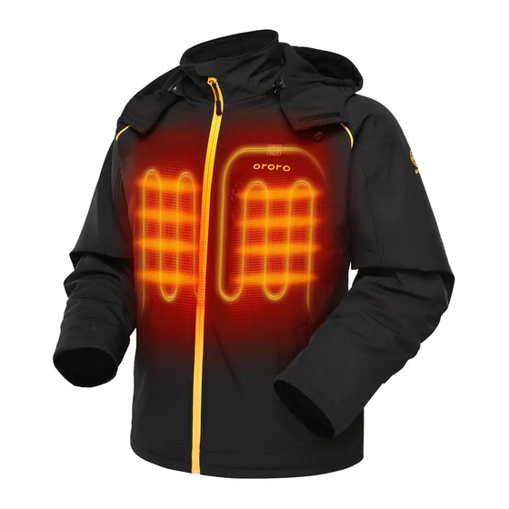 ORORO HEATED PADDED JACKET Apparel Manuals