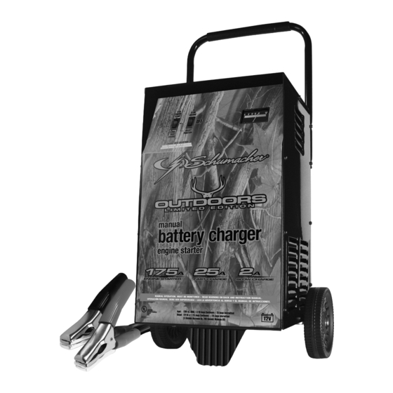 Schumacher Electric SE-175 Owner's Manual