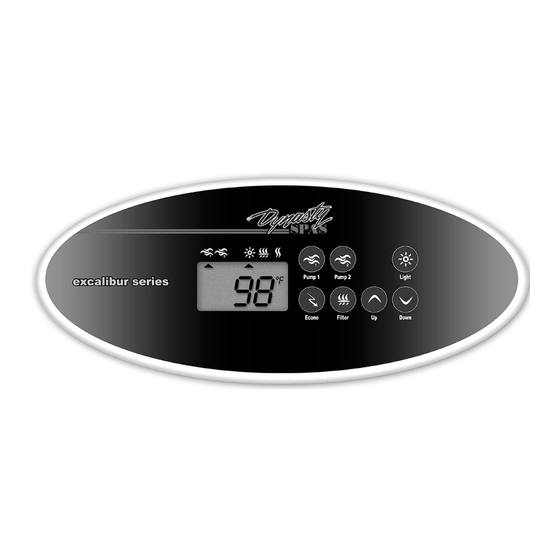 Dynasty Spas SC-MP-DY1 Quick Reference Card