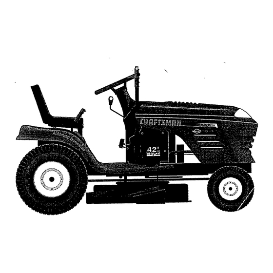 Craftsman EZ3 917.258530 Owner's Manual