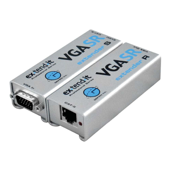 Gefen VGA-141SR User Manual